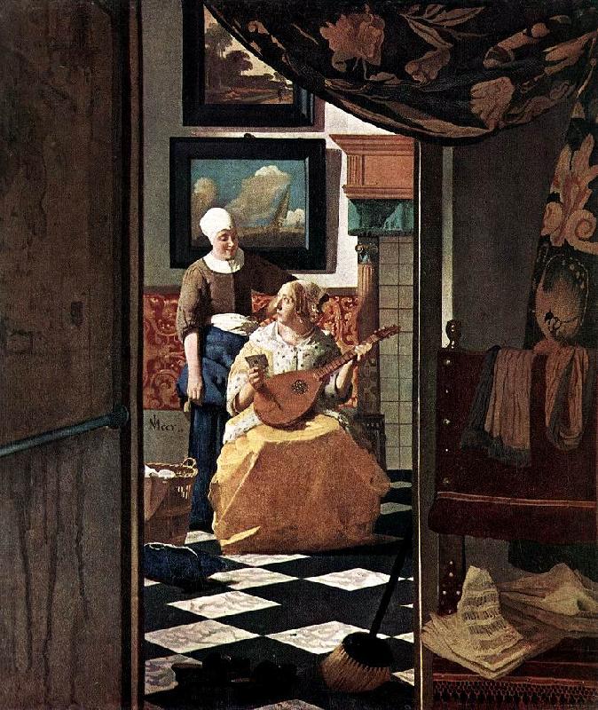 Jan Vermeer The Love Letter Germany oil painting art